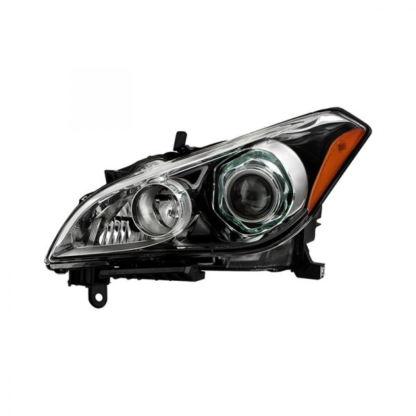 Spyder® - Driver Side Black Factory Style Projector Headlight, Infiniti M37