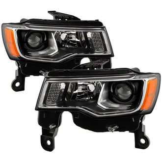 Spyder® - Driver and Passenger Side Chrome Factory Style Projector Headlights