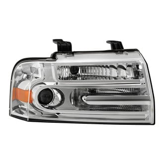 Spyder® - Passenger Side Chrome Factory Style Projector Headlight