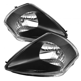 Spyder® - Driver and Passenger Side Black Euro Headlights