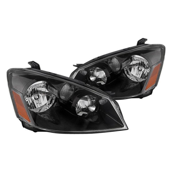 Spyder® - Black Factory Style Headlights, Nissan Altima