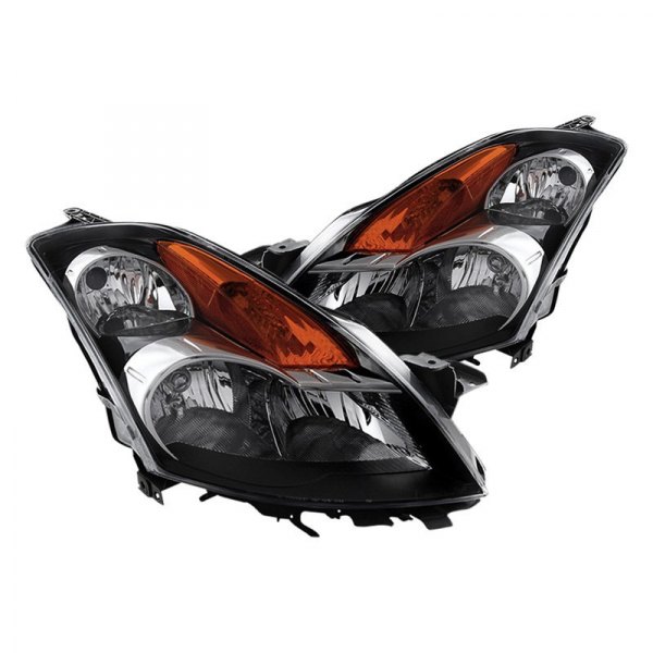 Spyder® - Black Factory Style Headlights, Nissan Altima