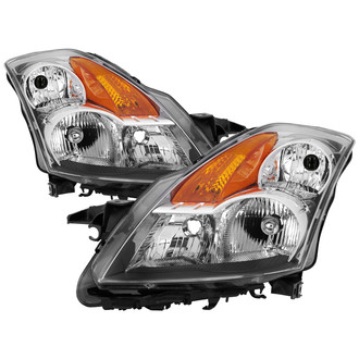 Spyder® - Driver and Passenger Side Chrome Factory Style Headlights