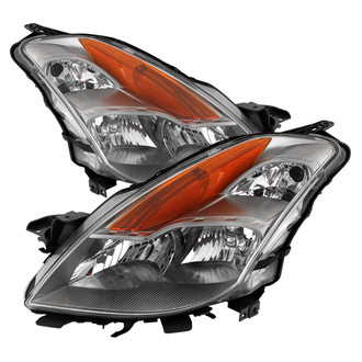 Spyder® - Driver and Passenger Side Chrome Factory Style Headlights