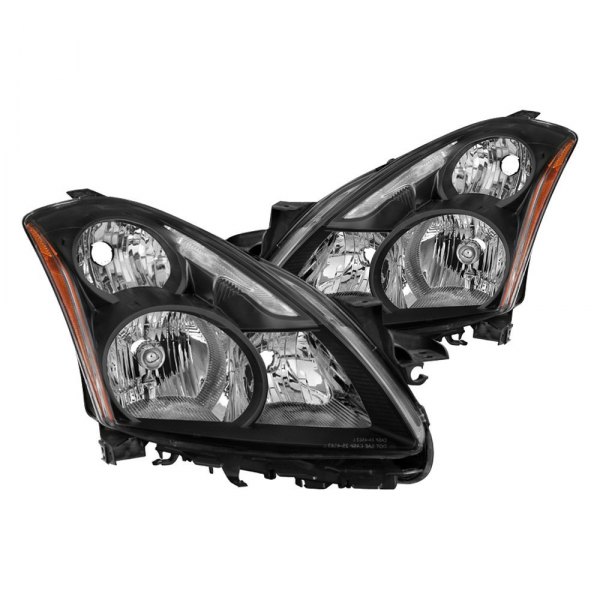 Spyder® - Black Euro Headlights, Nissan Altima