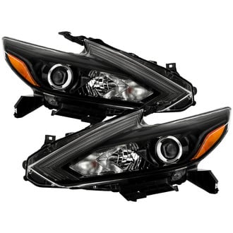 Spyder® - Driver and Passenger Side Black Projector Headlights
