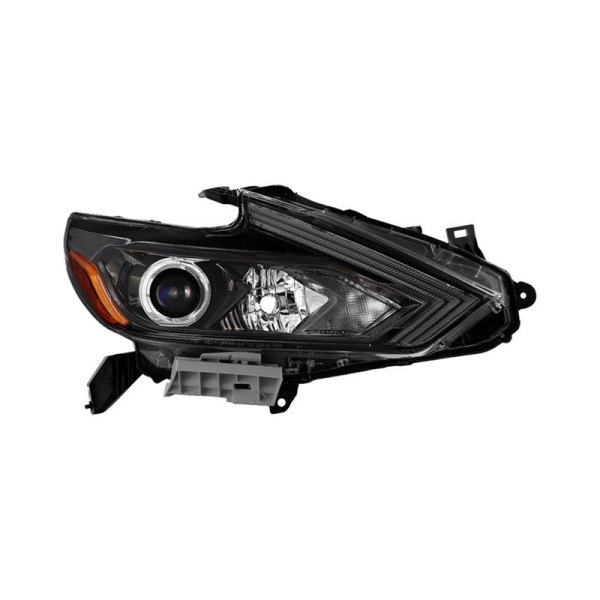 Spyder® - Passenger Side Black Factory Style Projector Headlight, Nissan Altima