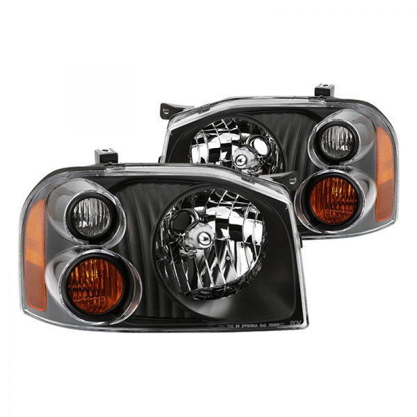 Spyder® - Black Euro Headlights, Nissan Frontier