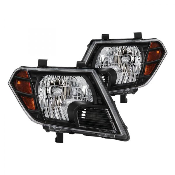 Spyder® - Black Factory Style Headlights, Nissan Frontier