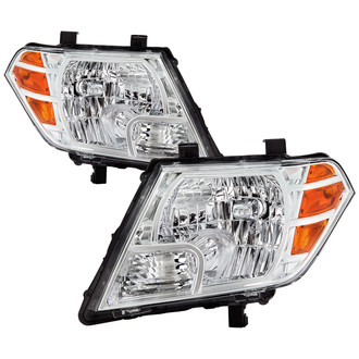 Spyder® - Driver and Passenger Side Chrome Factory Style Headlights