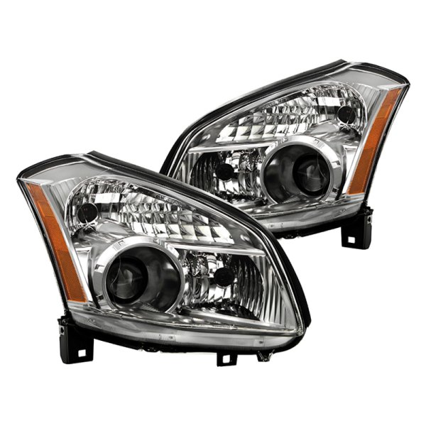 Spyder® - Chrome Projector Headlights, Nissan Maxima