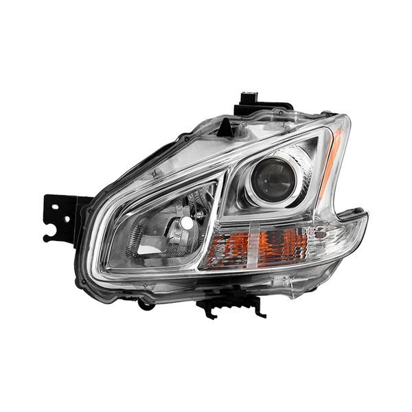 Spyder® - Driver Side Chrome Factory Style Projector Headlight, Nissan Maxima