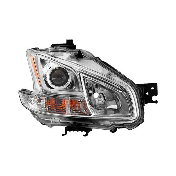 Spyder® - Passenger Side Chrome Factory Style Projector Headlight, Nissan Maxima