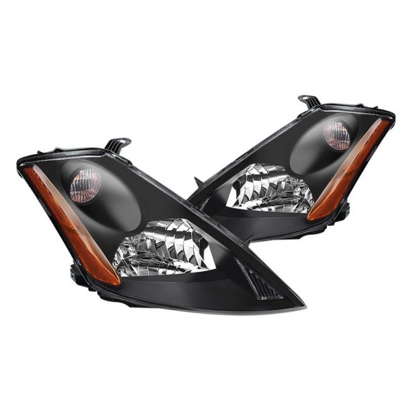 Spyder® - Black Euro Headlights, Nissan Murano
