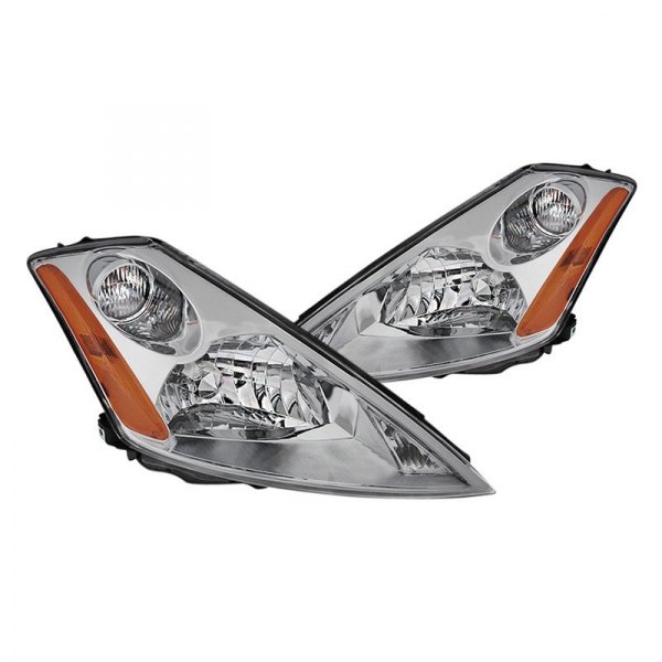 Spyder® - Chrome Factory Style Headlights, Nissan Murano