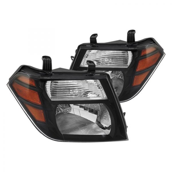 Spyder® - Black Euro Headlights, Nissan Pathfinder