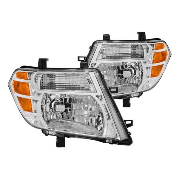 Spyder® - Chrome Factory Style Headlights, Nissan Pathfinder