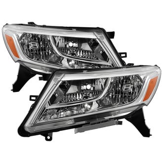 Spyder® - Driver and Passenger Side Chrome Euro Headlights