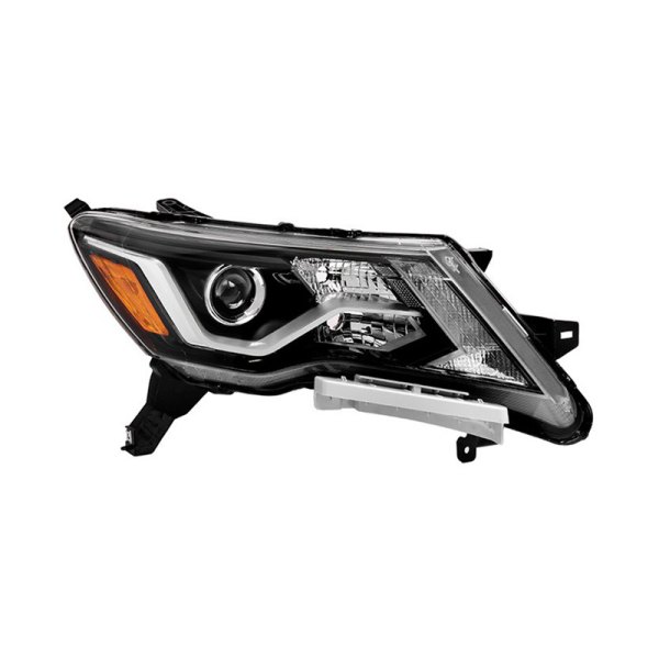 Spyder® - Passenger Side Black Factory Style Projector LED Headlight with DRL