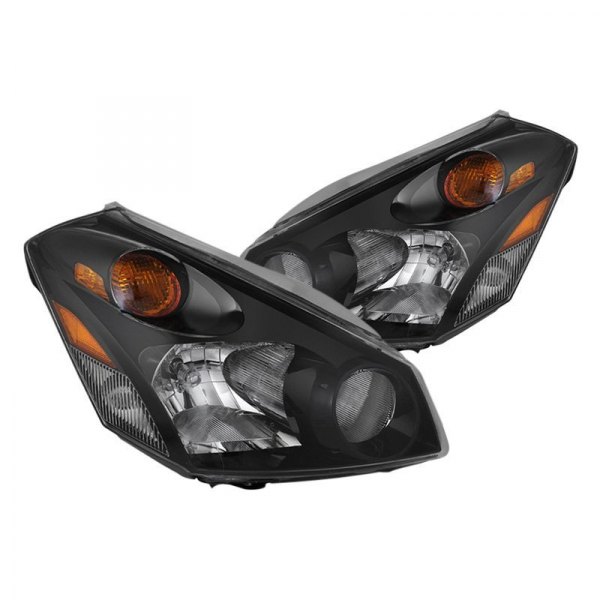 Spyder® - Black Euro Headlights, Nissan Quest