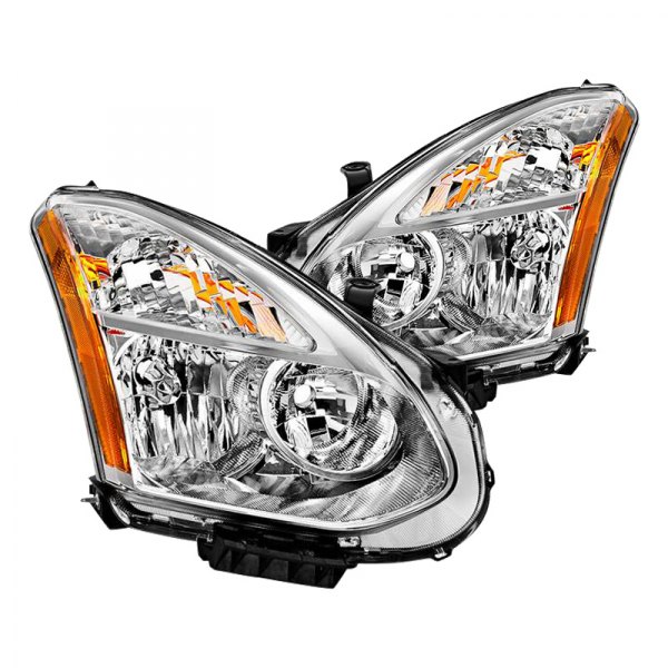 Spyder® - Chrome Factory Style Headlights, Nissan Rogue