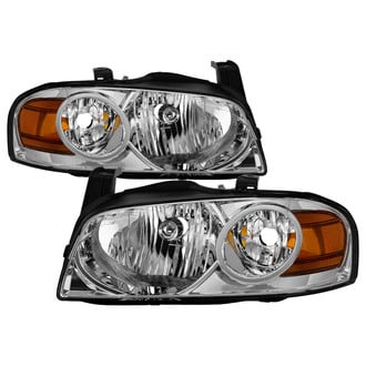 Spyder® - Driver and Passenger Side Chrome Factory Style Headlights