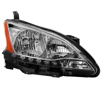 Spyder® - Passenger Side Chrome Factory Style Headlight