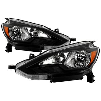 Spyder® - Driver and Passenger Side Black Factory Style Headlights