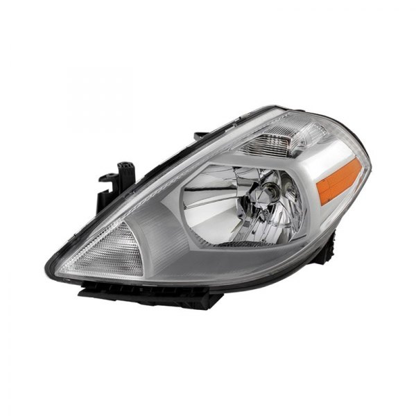 Spyder® - Driver Side Chrome Factory Style Headlight, Nissan Versa