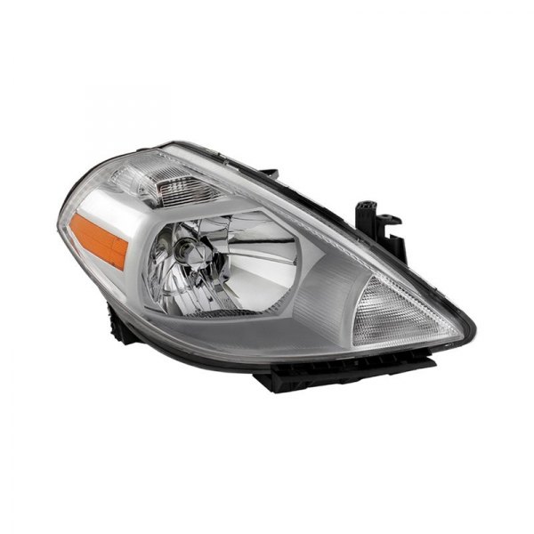 Spyder® - Passenger Side Chrome Factory Style Headlight, Nissan Versa