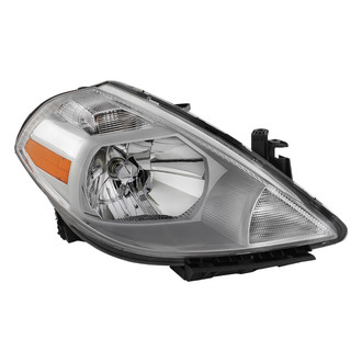 Spyder® - Passenger Side Chrome Factory Style Headlight
