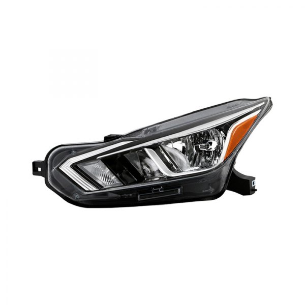 Spyder® - Driver Side Black/Chrome Factory Style Headlight, Nissan Versa