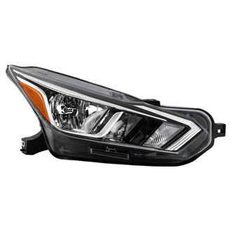Spyder® - Passenger Side Black/Chrome Factory Style Headlight