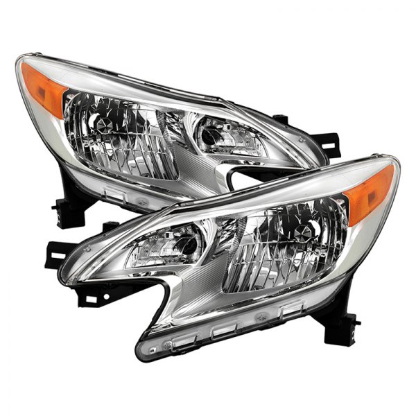 Spyder® - Driver and Passenger Side Chrome Factory Style Headlights