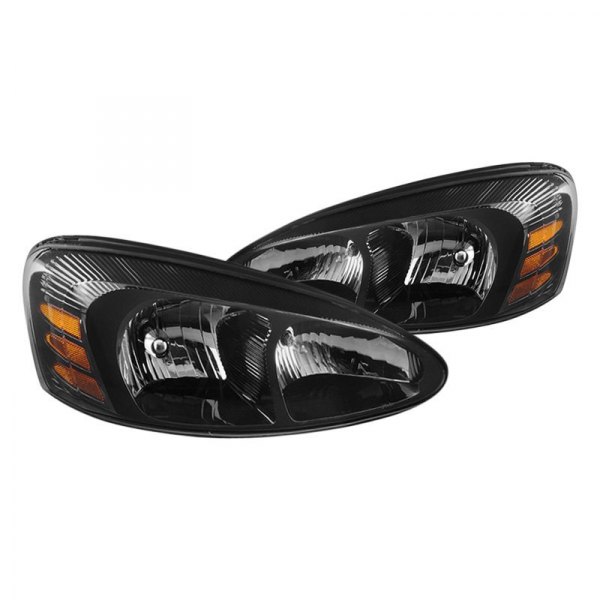 Spyder® - Black Euro Headlights, Pontiac Grand Prix