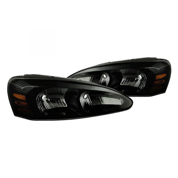 Spyder® - Black/Smoke Euro Headlights, Pontiac Grand Prix