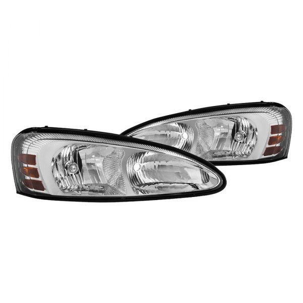 Spyder® - Chrome Euro Headlights, Pontiac Grand Prix