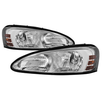 Spyder® - Driver and Passenger Side Chrome Euro Headlights