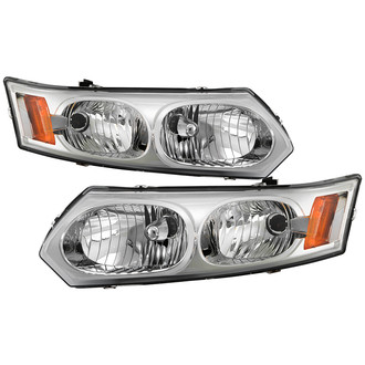 Spyder® - Driver and Passenger Side Chrome Factory Style Headlights