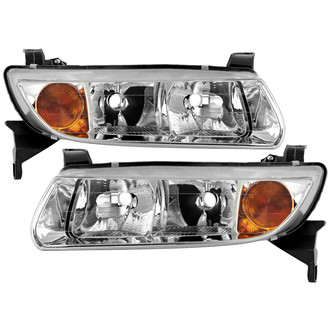 Spyder® - Driver and Passenger Side Chrome Headlights
