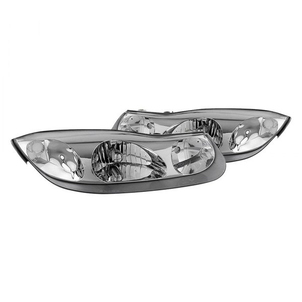Spyder® - Chrome Factory Style Headlights, Saturn S-Series