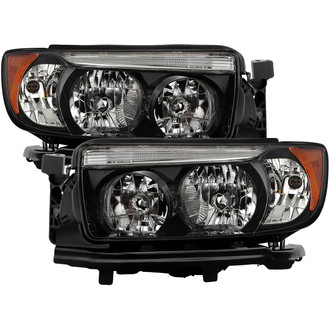 Spyder® - Driver and Passenger Side Black Factory Style Headlights