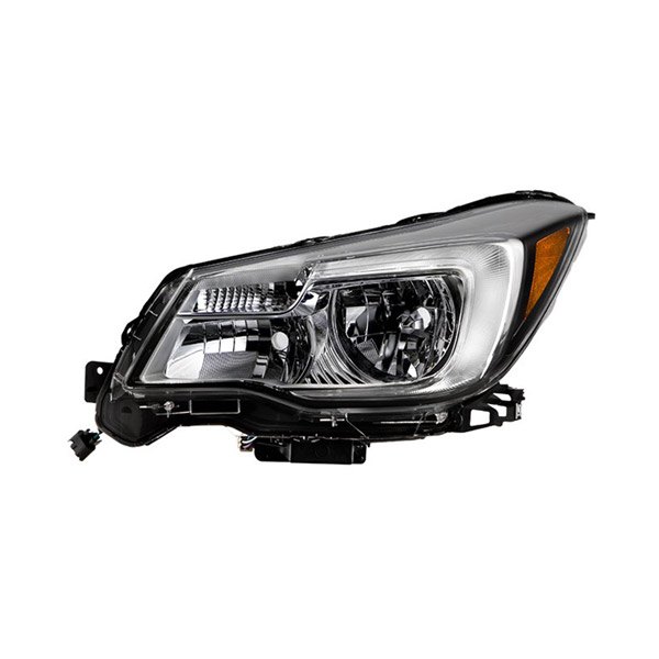 Spyder® - Driver Side Black/Chrome Factory Style Headlight