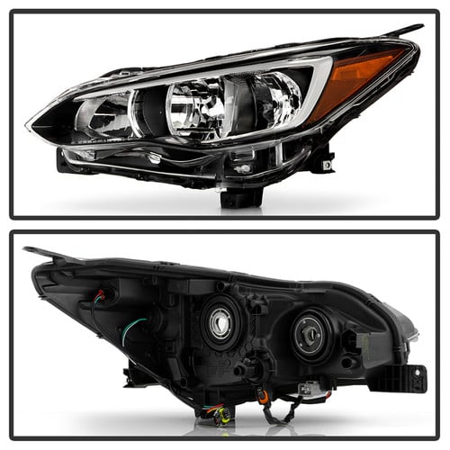 Spyder® HD-JH-SI17-AM-BK - Driver and Passenger Side Black Factory