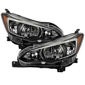 Spyder® - Driver and Passenger Side Black Factory Style Headlights