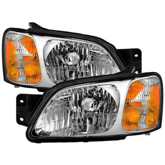 Spyder® - Driver and Passenger Side Chrome Headlights