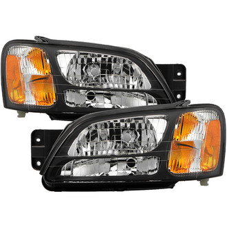 Spyder® - Driver and Passenger Side Chrome Factory Style Headlights
