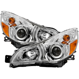 Spyder® - Driver and Passenger Side Chrome Factory Style Projector Headlights
