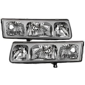 Spyder® - Driver and Passenger Side Chrome Headlights