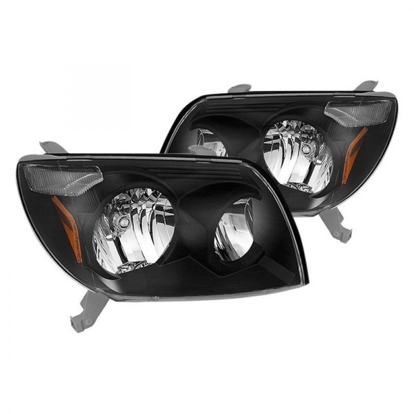 Spyder® - Black Euro Headlights, Toyota 4Runner